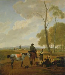 Rust in het bos, 1800